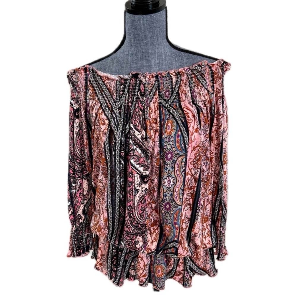 Venus Off The Shoulder Smocked Top